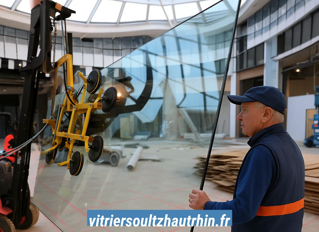 Remplacement de vitrine magasin Soultz-Haut-Rhin